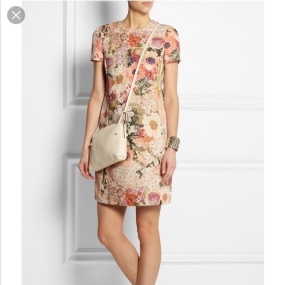 Tory Burch Kaley Floral Tweed Dress size 8 - Picture 7 of 16